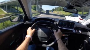 2022 Peugeot e 2008 136HP  0 100  POV Test Drive Joe Black