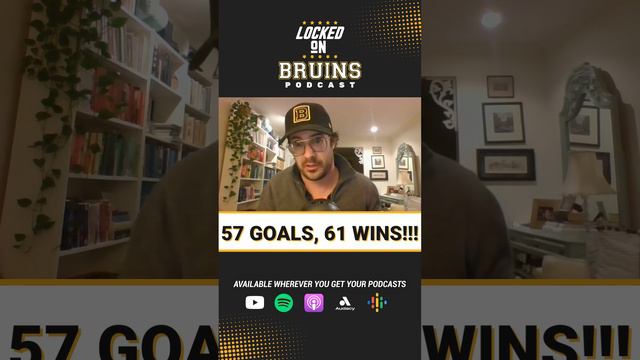 BRUINS WIN 61ST THANKS TO PASTRNAK'S 57TH!