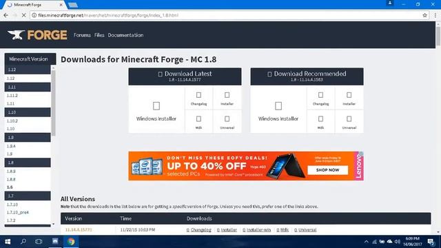 How to download minecraft Forge 1.8 Easy смотреть онлайн