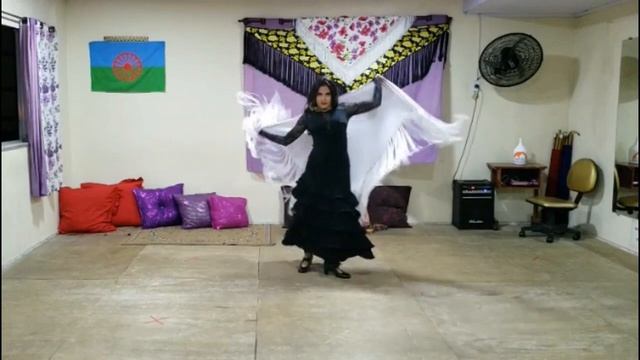 Zambra Gitana / Flamenca - Lu Barcelos - Dança Cigana (Gypsy Dance) смотреть онлайн