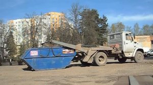 Загрузка разгрузка контейнера 8 кубометров