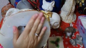 обзор силиконовых форм для фигурок,копилок статуэток из полистоуна и гипса