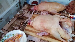 Как правильно разделать утку для продажи/ Придаём Товарный вид утке_Вес пекинской утки в 4 месяца