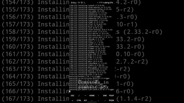 alpine os install in termux without root