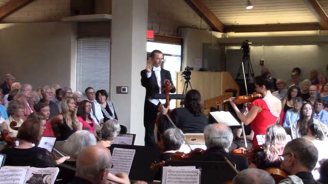 ChuckTaft conducting the Blue Ridge Orchestra (Brahms Double Concerto) смотреть онлайн