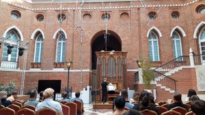 Дж. Фрескобальди. Cento partite sopra Passacaglia (фрагмент выступления)