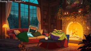 Cozy and peaceful rainy night 🌧 calm your anxiety, relaxing music [chill lo-fi hip hop beats]