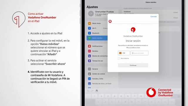 Como activar los datos de tu nº de teléfono en un iPad con eSIM paso a paso con Vodafone OneNumber смотреть онлайн