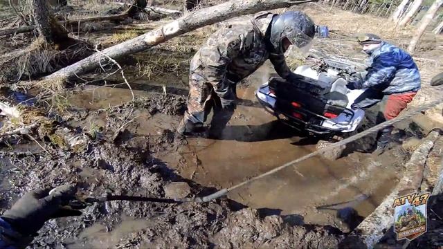 УТОПИЛИ Yamaha Grizzly, ЗЛЫЕ ХМЫРИ ИСПОЛНЯЮТ В ГРЯЗИ, BRP XMR 1000R, BRP XMR 650