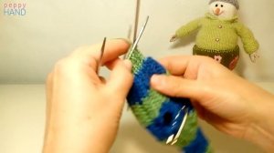 Вяжем ДЕТСКИЕ ВАРЕЖКИ спицами | Подробный урок