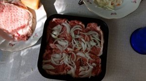 Мясо по-французски # свинина?? по-французски