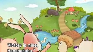 Черепаха и Заяц. Сказка на английском языке с субтитрами.