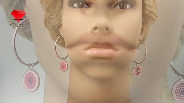 Bije.ru: Изящные серьги с покрытием сталью и эмалью Gena (Джена) смотреть онлайн