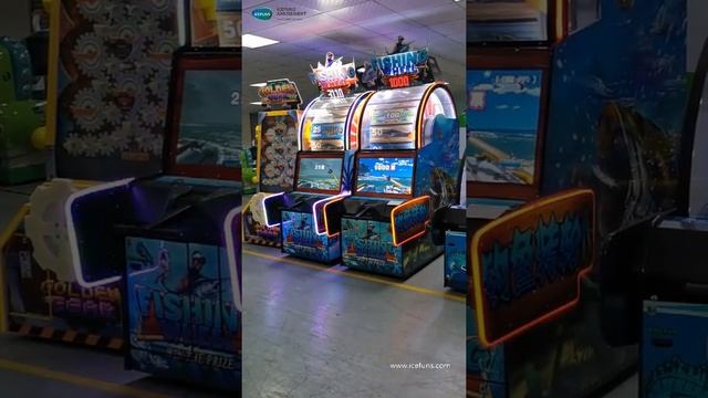 big bass wheel fishing arcade game redemption machine