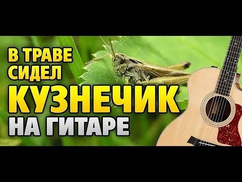 В траве сидел кузнечик