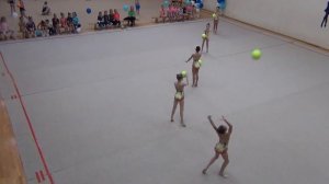 RVS групповое упражнение с мячом B группа