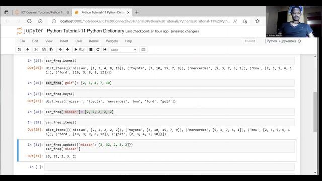 Python Programming -11. Python Dictionary