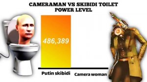 Cameraman VS Skibidi toilet Power levels Remastered