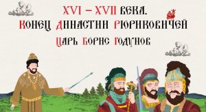 XVI-XVII ВЕК. КОНЕЦ ДИНАСТИИ РЮРИКОВИЧЕЙ. ЦАРЬ БОРИС ГОДУНОВ