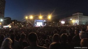 Луганск, Народ вышел на площадь, День Города 2021, Приехали Глызин, Куприк, Слава, 11 сентября 2021