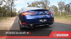 2017 Infiniti Q60 2.0T 0-100km/h & engine sound