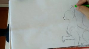Рисуем маму кошку и котят
