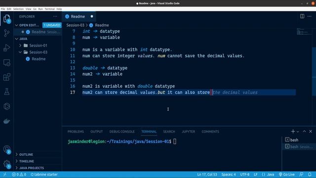 03 - Java Training Bootcamp | Datatype & Variables - Part 1