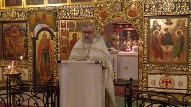 Проповедь о.Алексия 20.01.2019 смотреть онлайн