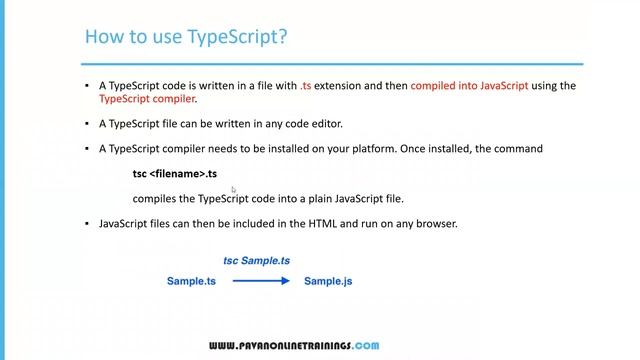 TypeScript Part1-Overview on Type Script | TypeScript Vs JavaScript