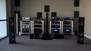 MAGICO A3 SPEAKERS + MCINTOSH MC611'S + MCINTOSH C1100 + AURENDER A10 SERVER + SYNERGISTIC RESEARCH