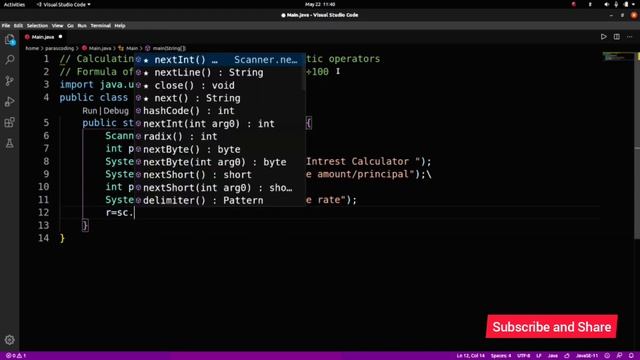 Java Tutorials | How to Calculate Simple Intrest in Java | Paras Coding | смотреть онлайн