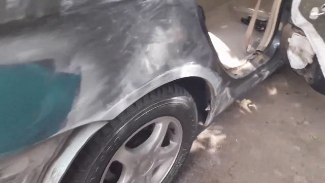 #2 Geely FC: Капитальный ремонт кузова, замена порогов ремонт днища , покраска. смотреть онлайн