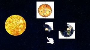 8 Planets of the Solar System　match the puzzle  Funny Planet comparison Game for kids  for baby