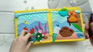 Развивающая книжка Птичка