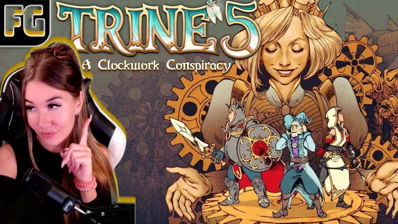 Захватывающее путешествие ➤ Trine 5 A Clockwork Conspiracy ➤ Девушка стримит ➤ №1