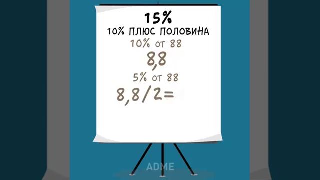 Считаем проценты в уме очень быстро и просто. смотреть онлайн