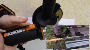 Аккумуляторная болгарка (УШМ) Worx WX803.9 Обзор. Купить такую или проводную?
