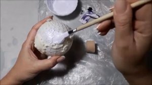 Новогодняя игрушка . Бинт из аптеки  и шар на елку своими руками почти готов. DIY Happy New Year.