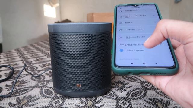 Connect MI Smart Speaker with Mobile as a bluetooth Speaker