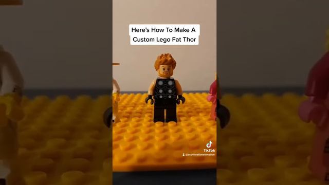 How to make a lego fat thor смотреть онлайн