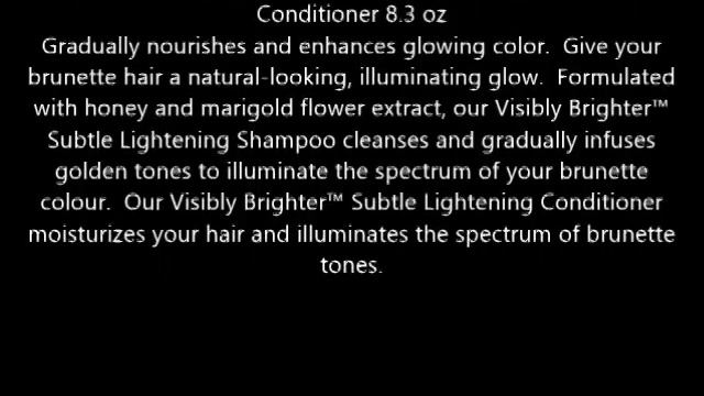 John Frieda Brilliant Brunette Visibly Brighter Subtle Lightening Conditioner 8 3 oz