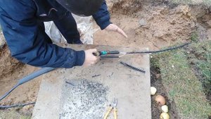 пропала фаза , ремонт силового кабеля  ,пробитие силового кабеля,