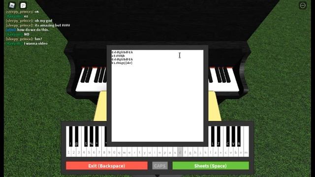GIORNO'S THEME ON ROBLOX PIANO (better if you speed it up like once) смотреть онлайн