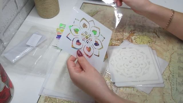 Трафареты и дотсы с алиэкспресс! ОБЗОР посылки! смотреть онлайн