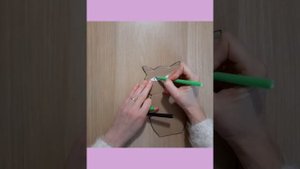 Котик из картона и ниток.