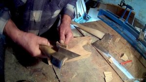 как правильно насадить топор...не слетает