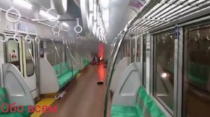 В Китае мужчина с ножом поджег вагон метро