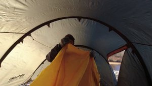 Палатка Northland Trailhead 3 в ветер - обзор и распаковка