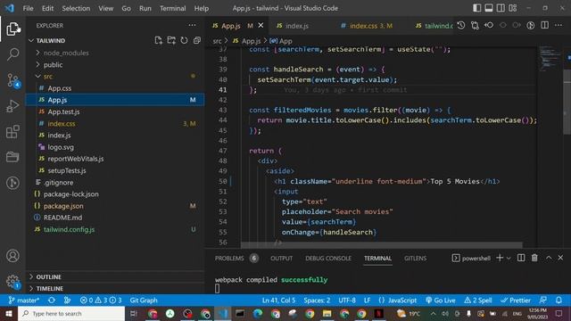 Tailwind CSS Beginner Course: PART 3 : VS code Tailwind intellisense