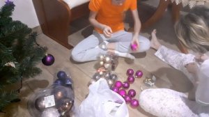 VLOGmas:Украшаем дом и ёлку к Новому году//Первый снег